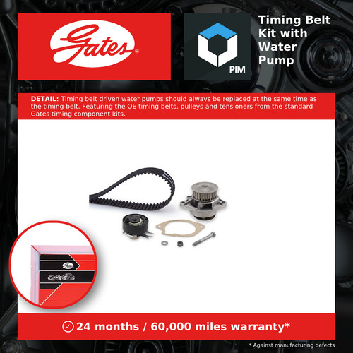 Timing belt water pump kit - timing,
