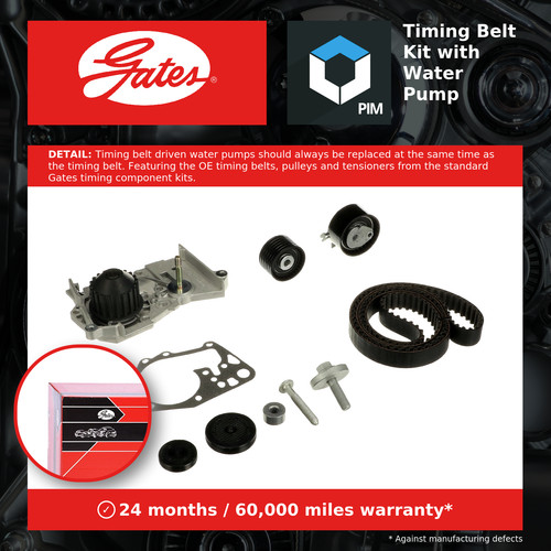 Timing belt water - belt, pump