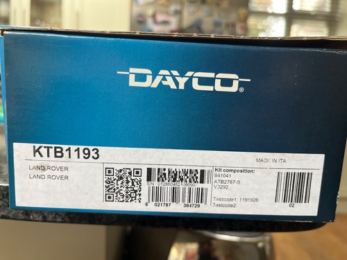 Dayco timing belt kit - timing,
