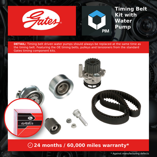 Timing belt water pump kit - timing,