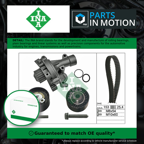 Timing belt water - water, pump