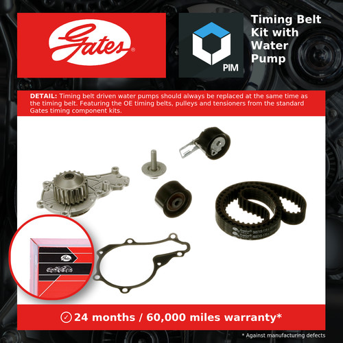 Timing belt water - belt, kit