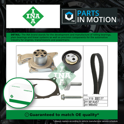 Timing belt water pump - belt, kit