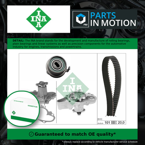 Timing belt water pump - timing, &
