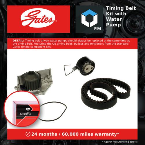 Timing belt water pump - belt, &