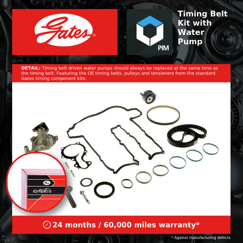 Timing belt water pump - timing,