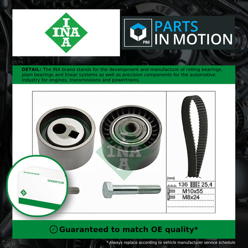 Timing belt kit - belt, ina
