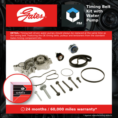 Timing belt water - belt, kit