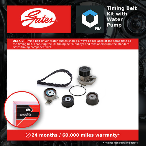 Timing belt water pump kit - pump,