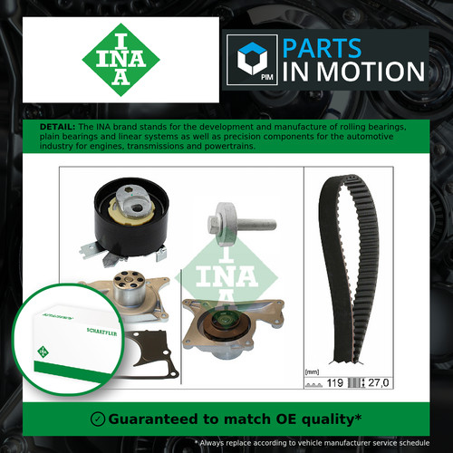 Timing belt water pump - &, kit