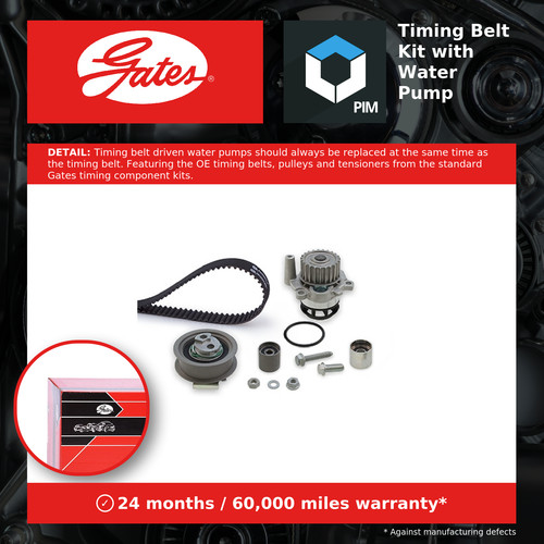 Timing belt water pump - timing, &