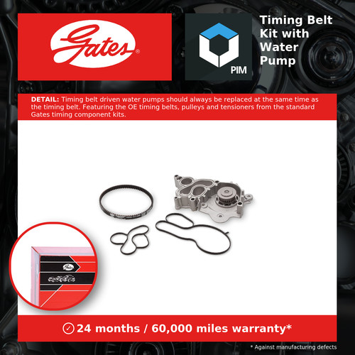 Timing belt water pump kit - timing,