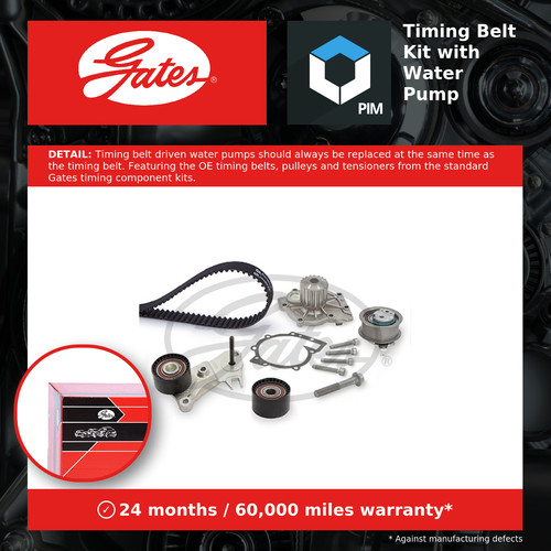 Timing belt water pump kit - pump,