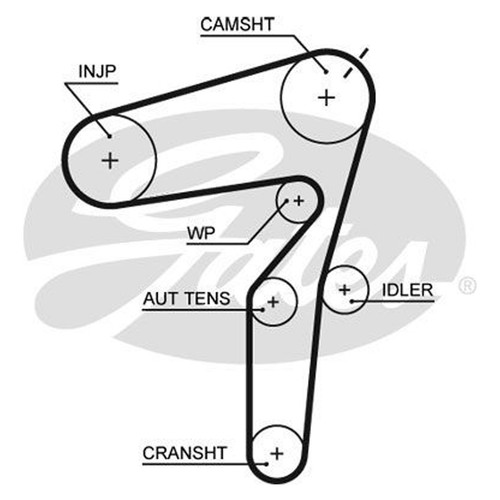 Gates powergrip timing - gates,