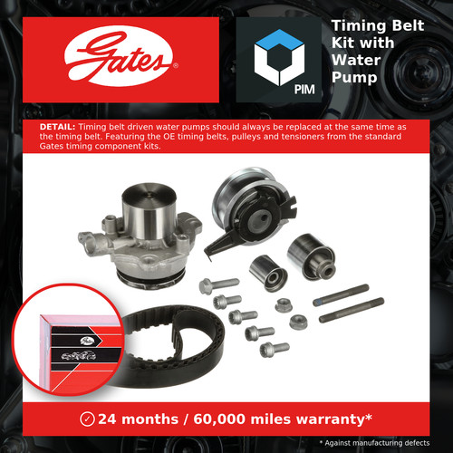 Timing belt water pump - belt, &