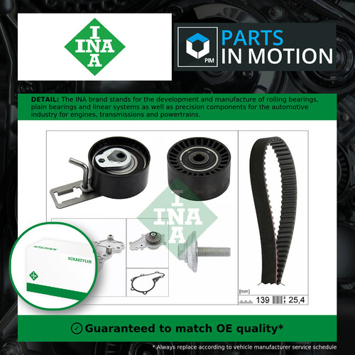 Timing belt water pump - timing, &